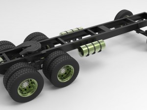 Chassis for truck Modelo 3D