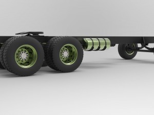 Chassis for truck Modelo 3D