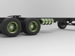 Chassis for truck 3D Model