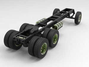 Chassis for truck Modelo 3D