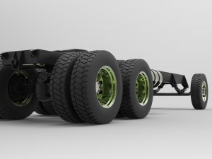 Chassis for truck Modelo 3D