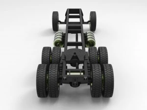 Chassis for truck 3D Model