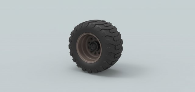 Offroad wheel 23 3D Model .c4d .max .obj .3ds .fbx .stl .blend 