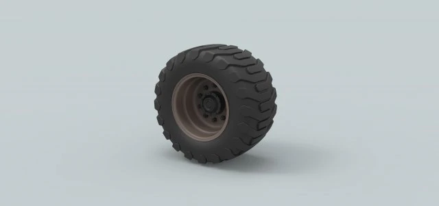 Offroad wheel 23 3D Model .c4d .max .obj .3ds .fbx .stl .blend 
