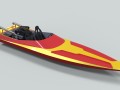 Motorboat 3D Model