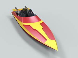 Motorboat 3D Model
