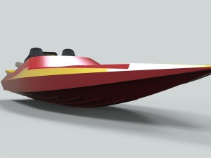 Motorboat 3D Model