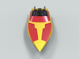 Motorboat 3D Model