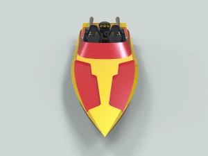 Motorboat 3D Model