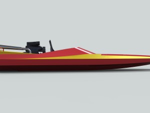 Motorboat 3D Model