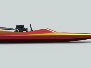 Motorboat 3D Model