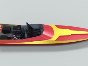 Motorboat 3D Model