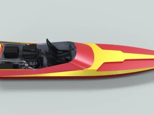 Motorboat 3D Model