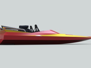 Motorboat 3D Model
