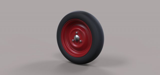 Wheel of scooter Modelo 3D .c4d .max .obj .3ds .fbx .stl .blend 