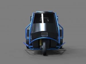 3 wheel dragster 3D Model