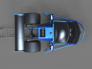3 wheel dragster Modelo 3D