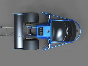 3 wheel dragster 3D Model
