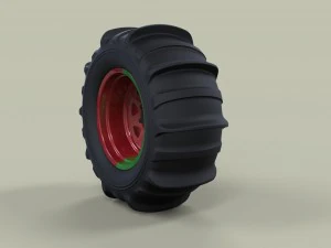 Wheel for sand 3D Model