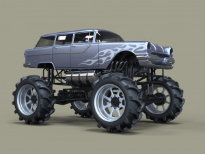 Monster truck 3D मॉडल