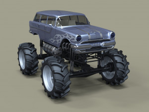 Monster truck 3D मॉडल