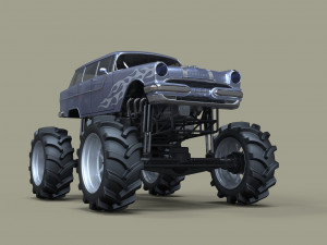 Monster truck 3D मॉडल