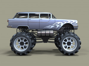 Monster truck 3D मॉडल