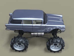 Monster truck 3D मॉडल