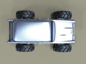 Monster truck 3D मॉडल