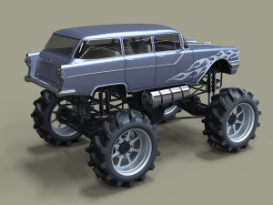 Monster truck 3D मॉडल