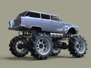 Monster truck 3D मॉडल
