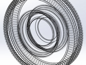 Wheel from retro car 3D मॉडल