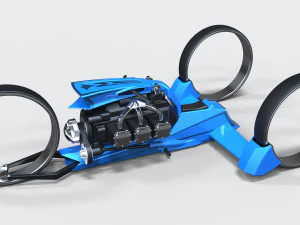 Conceito de triciclo Modelo 3D