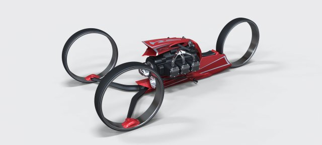 Trike concept 2 3D 모델 .c4d .max .obj .3ds .fbx .stl .blend 