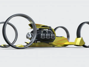 Quad bike concept 3D Model