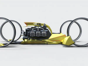Quad bike concept 3D Model