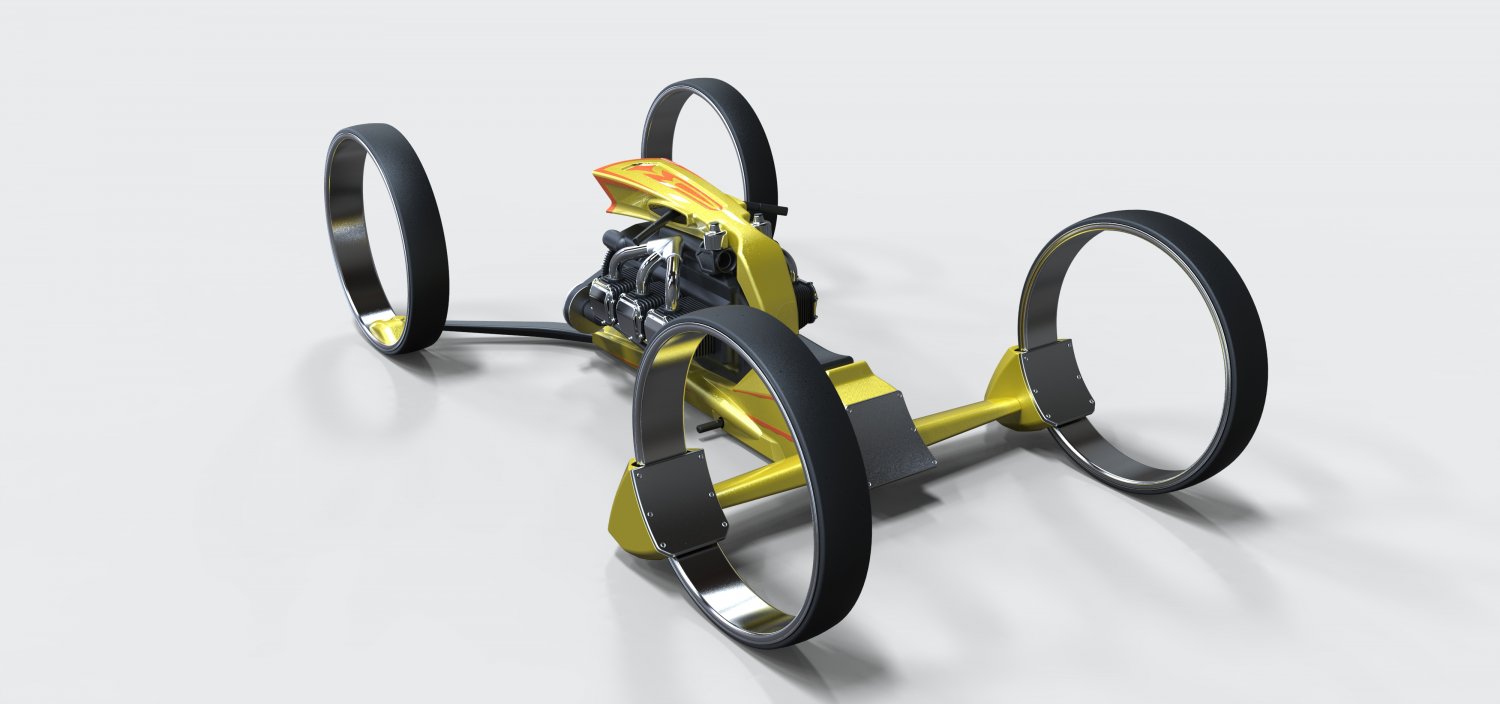 Quad Bike Concept. Ball concept