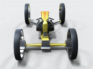 Quad bike concept 3D Model