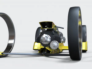 Quad bike concept 3D Model