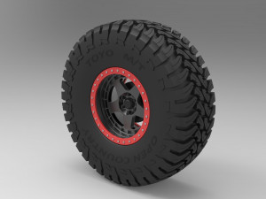 Wheel of trophy truck 3D मॉडल
