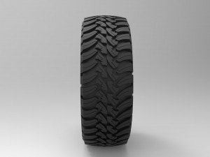 Wheel of trophy truck 3D Model