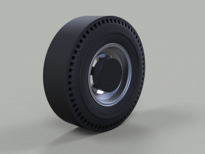 Rear wheel of old school dragster 3D मॉडल