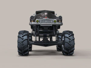Vintage monster truck 3D Model