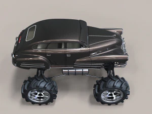 Vintage monster truck 3D Model