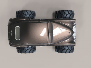 Vintage monster truck 3D-Modell