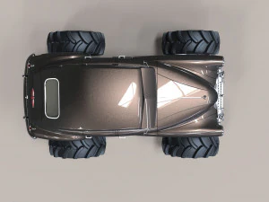 Vintage monster truck 3D Model