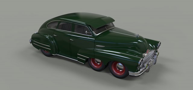 Concept six-wheeled concept 3D मॉडल .c4d .max .obj .3ds .fbx .stl .blend 