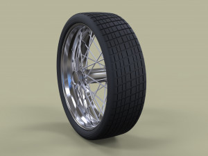 Wheel with spokes 3D मॉडल