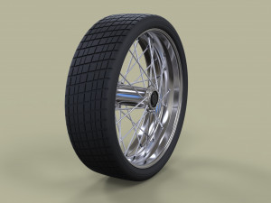 Wheel with spokes 3D मॉडल
