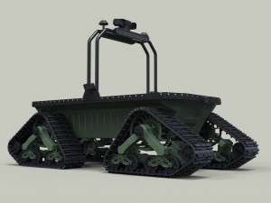Tracked cargo robot 3Dモデル